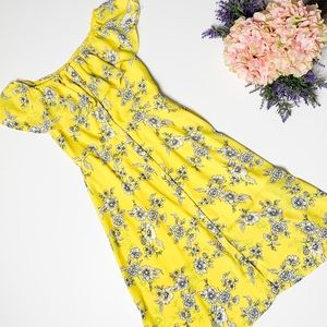 GB Girls Yellow Floral Dress